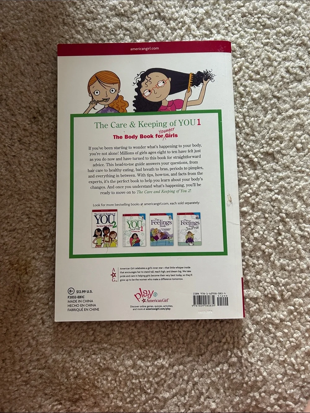 American Girl-The Care & Keeping of You 1